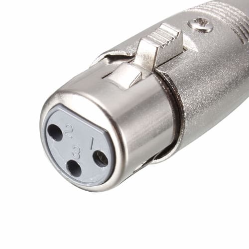 uxcell XLR Male/Female Connector Cable Plug Audio Socket for Microphone, 3-Pin, 1 Pair