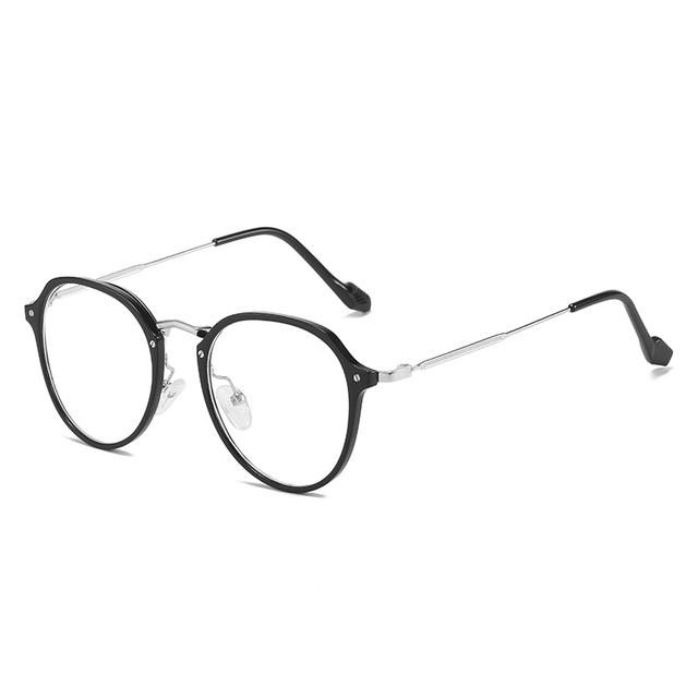 Women Men Polygon Optical Glasses With Prescription Fashion Uv400 Anti Blue Rays Shortsighted Eyewear Diopter 0 -0 .5 -1 .0 To -6