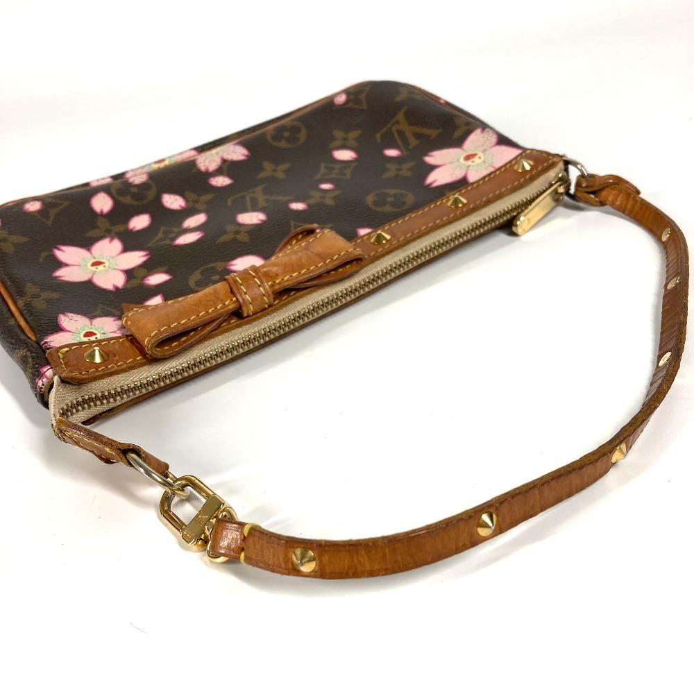 Louis Vuitton M92006 Monogram Cherry PochetteAccessoires Mini Hand Bag Pouch