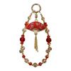 Song Brocade Fan Keychain & Cute Lucky Bag Pendant - Small Gift & Phone Charm