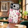 Phone Case: 2D Flat Design, Suitable for iPhone 18, 17, 16, 15, 14, 13Pro Colorful Silver Protective Case, Couple Style, Frosted Cookies, Christmas an