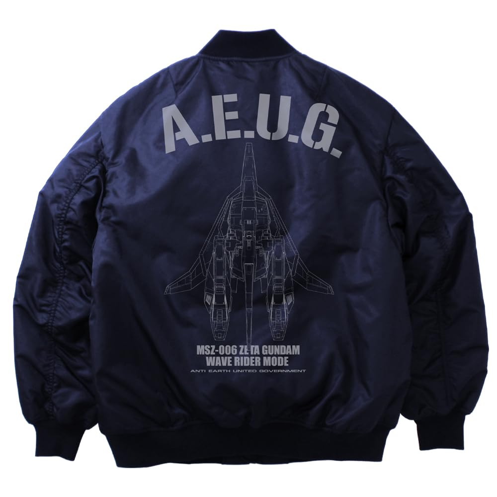 

COSPA [Official] COSPA Mobile Suit Z Gundam Original Wave Rider MA-1 Jacket BURGUNDY XL Size