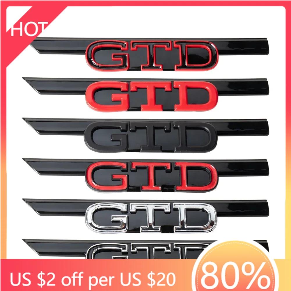 Golf 3 4 MK3 MK4 2026 Hot For VW VOLKSWAGEN 1pcs ABS GTI GTD Badge Decoration Car Front Hood Grille Replacement Type For Volkswa
