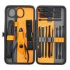 10/15/25-tlg. Vollfunktionsset, professionelles Pediküre-Set aus Edelstahl, Nagelknipser mit tragbarer Hülle, Geschenkidee, Maniküre-Set