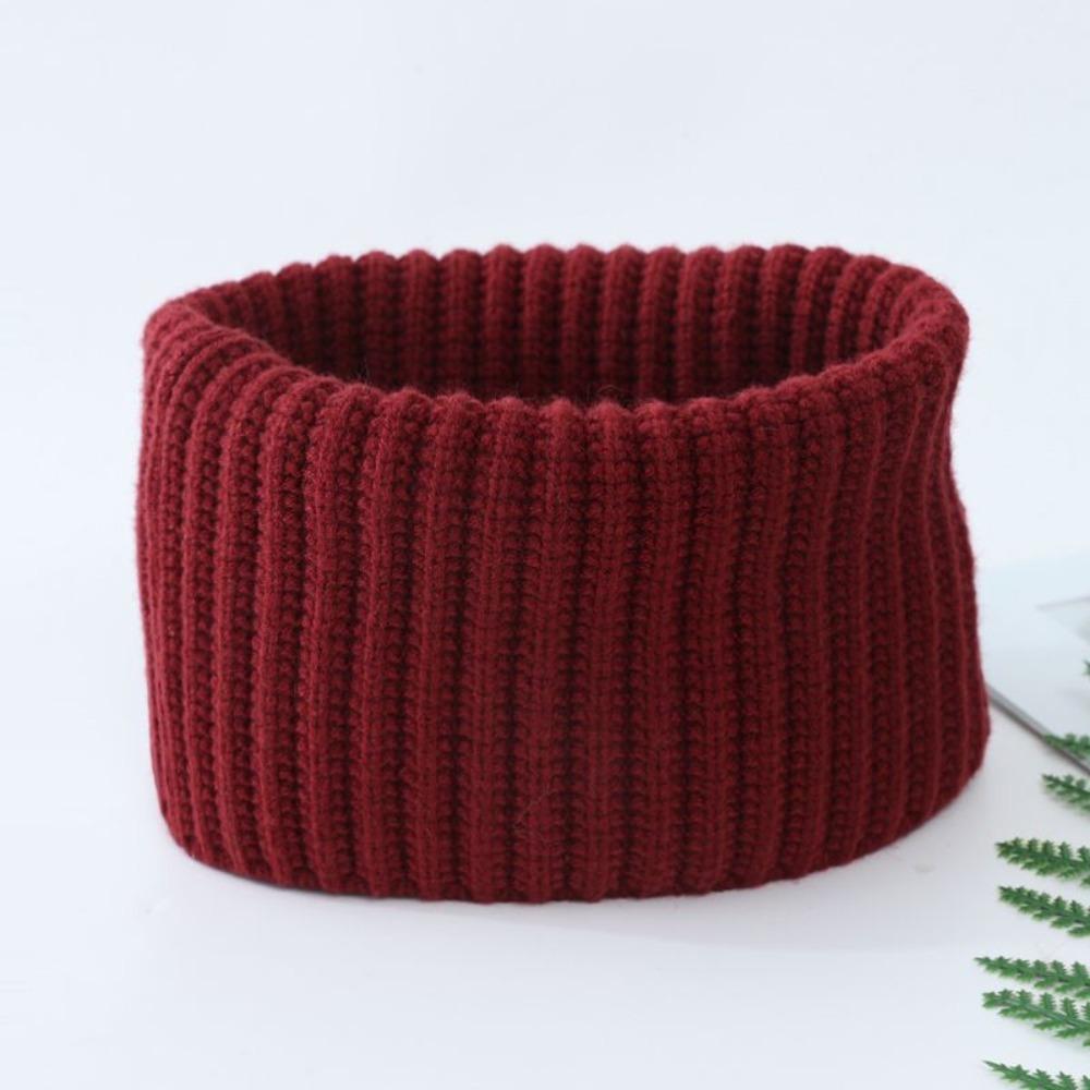 Warm Cervical Collar Knitted Knitted Scarf Fashion Winter Scarf  Men Women