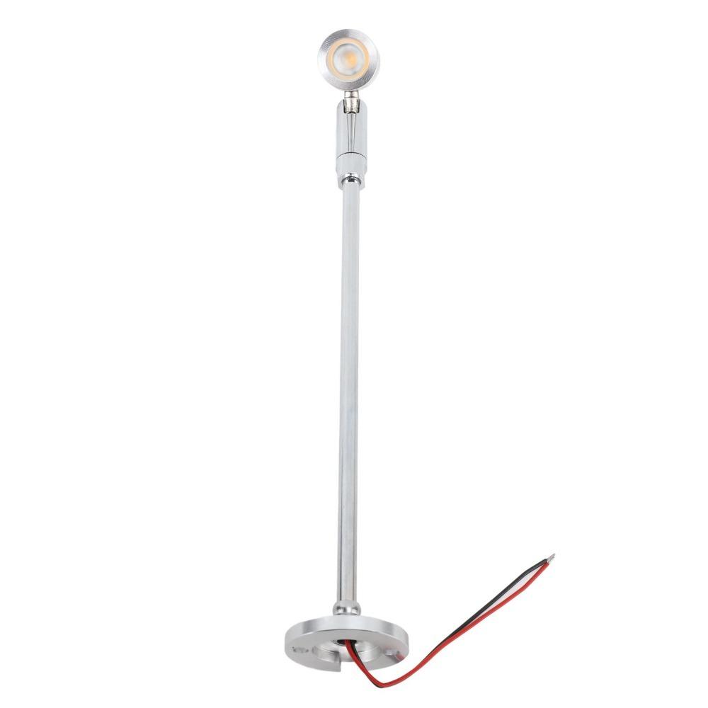 2 Pack Aluminum Body Jewelry Showcase Light Adjustable Angle Display Cabinet Light Plants Display