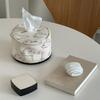Modern Round Cotton Tissue Dispenser For Home Office Decoration Space Saving Design Quick Drying Ideal Gift Choice