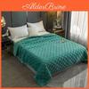 Sofa King Short Plush Towel Queen Size Antislip Bed Sheet Solid Color Soft Velvet Quilted Bed Cover Blanket 270x230cm Bedspread