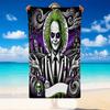Quick Dry Beach Towel Beetlejuice Pattern, Lightweight Absorbent Towel for Pool Beach Vacation Use