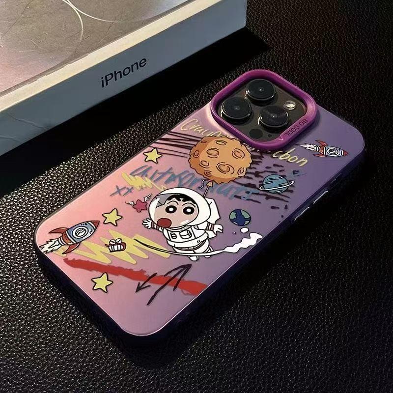 

Cross Space Silver Hard Shell Drop-Proof Phone Case for Xiao Xin, Apple 16 Pro Max/15/14/13/12/7/8/Plus/XR iPhone 15 Pro Max
