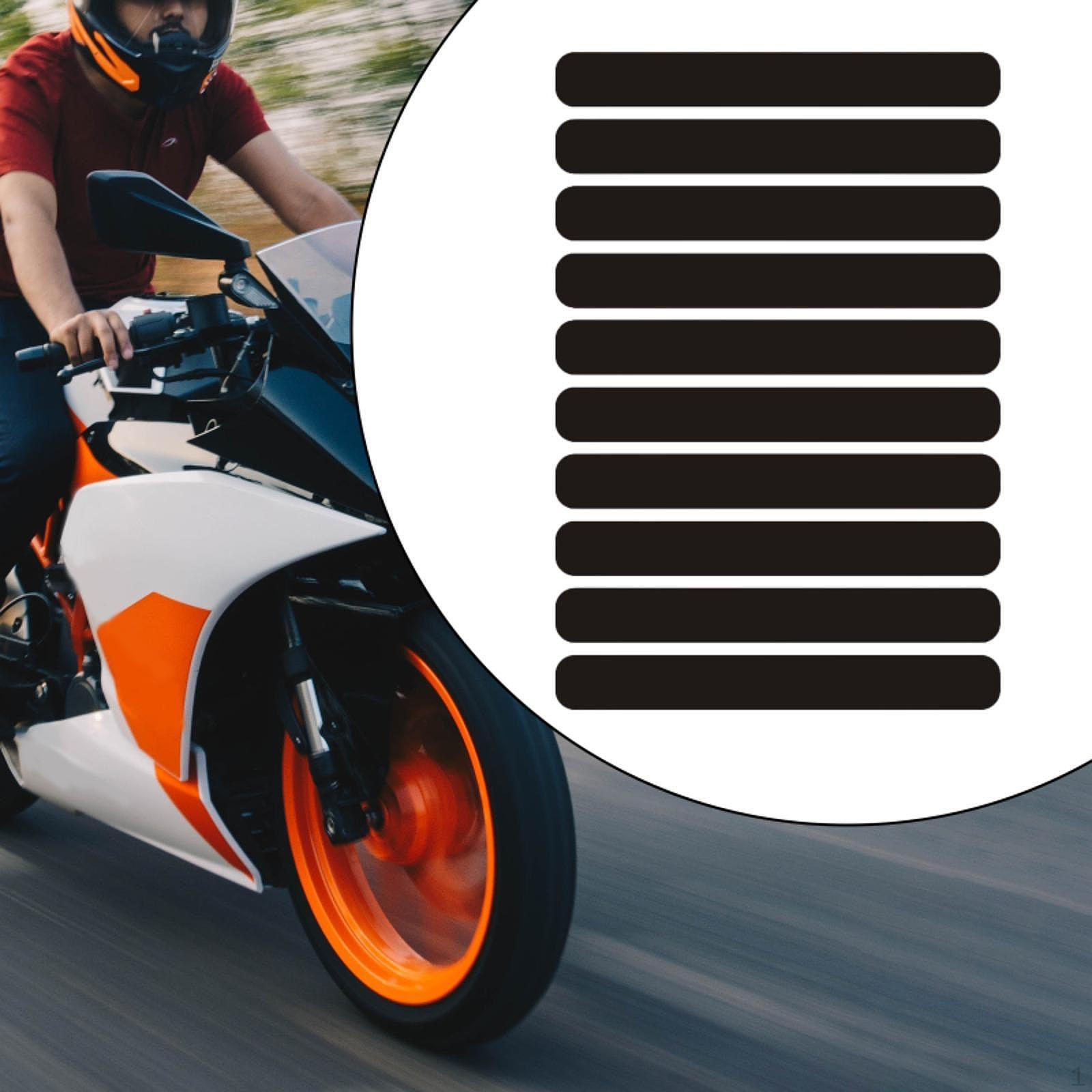 

Светоотражающая наклейка, черная, аксессуары, многоцелевая, простая в установке, декоративная лента, наклейка для Length 8 cm