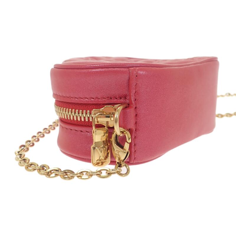 LOUIS VUITTON  M80837 Monogram Shoulder Bag Red leather Women