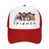 Custom Punk TV Show Friends Baseball Cap for Women Unisex Breathable Trucker Hat Outdoor Snapback Caps