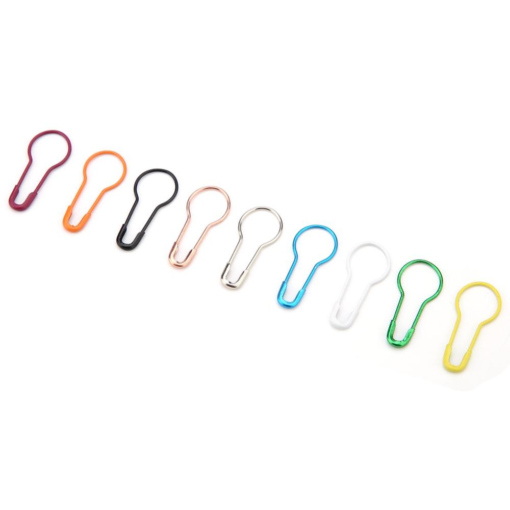 1000pcs 0.87 Inch Safety Pins Mixed Colors Calabash Pins Gourd Shape Pins Sewing Projects