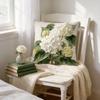 Minimalist Leaf Pattern Pillow Cover For Living Room Home Decor In Polyester Fabric