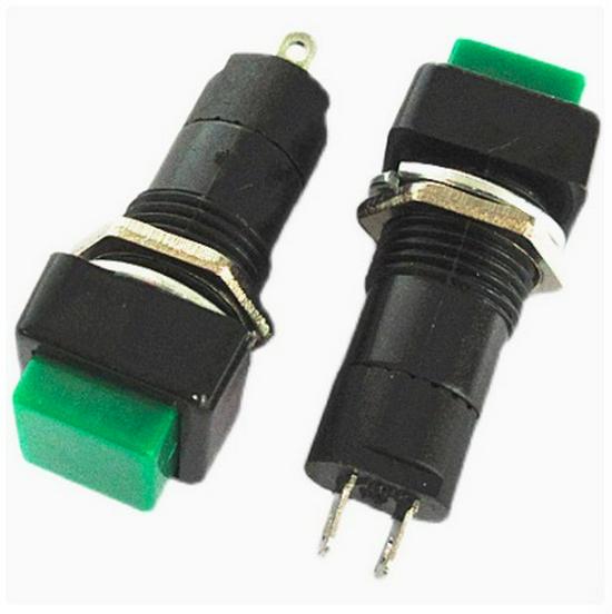 PBS-12A/B Square Self-Locking Reset Button, 12MM