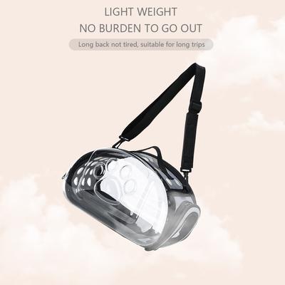 Puppy Capsule Shoulder Bag Breathable Portable Dog Universal Travel Out Bag Transparent Space Capsule Foldable Pet Supplies