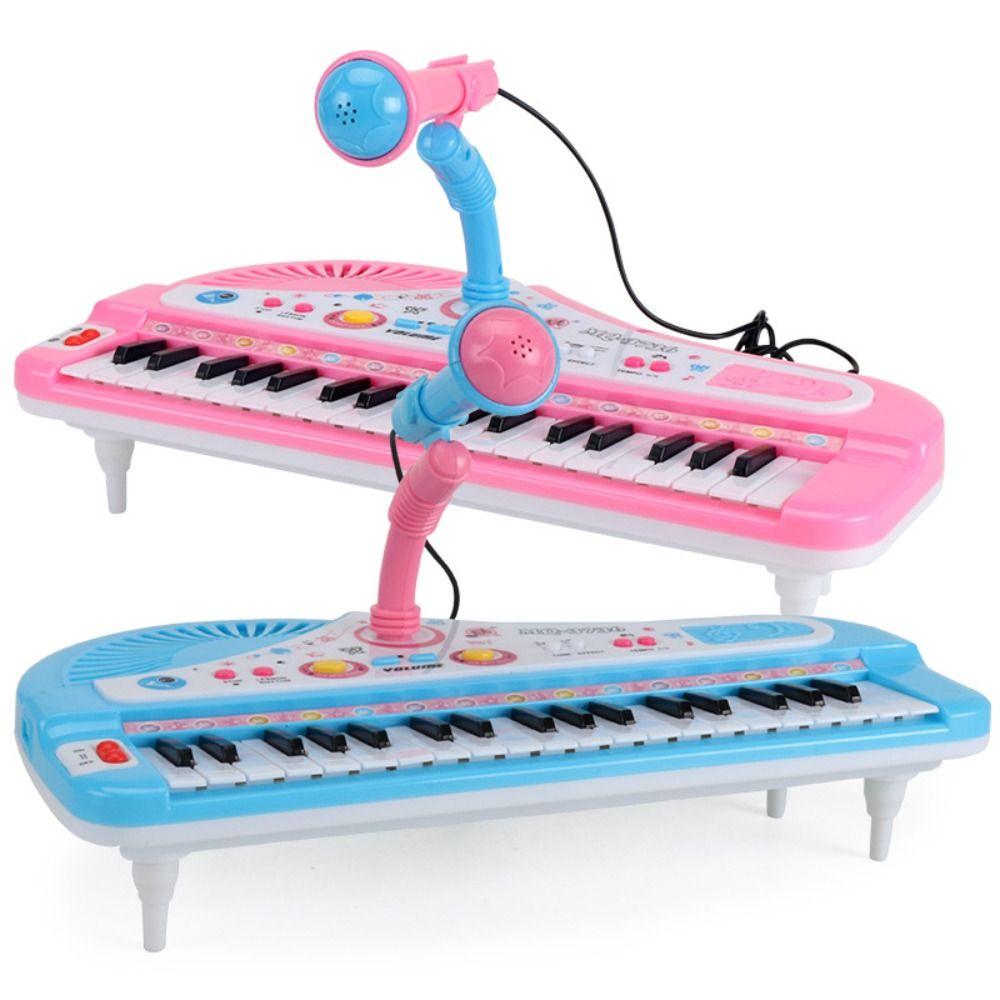Simulation 37 Key Piano Musical Toy Plastic Kids Electronic Piano  Intelligent Development