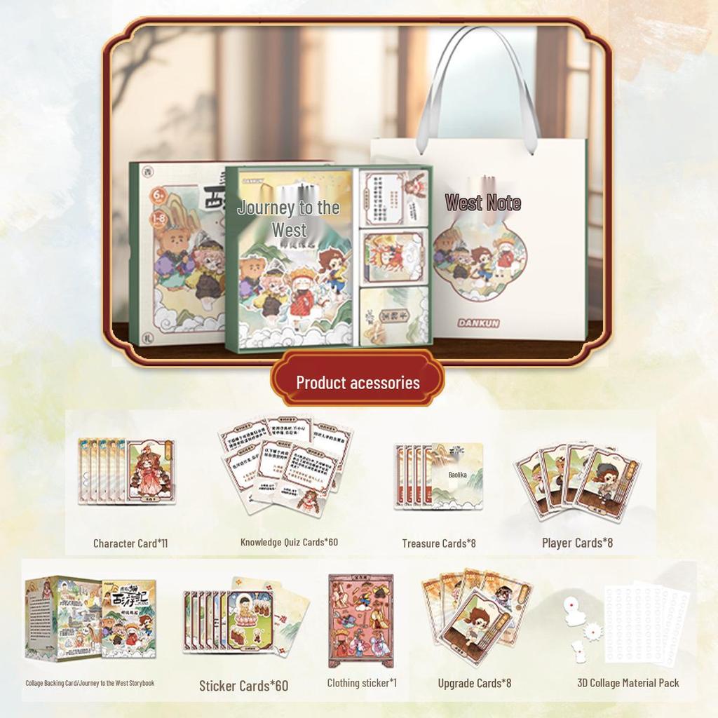 DIY Traditional Culture Landscape Creation Educational Toy Souvenir: Story Creation Sticker