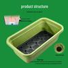 BeiFuTe Balcony Rectangular Planter Box