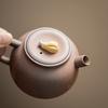Old Rock Mud Ceramic Teapot Chinese Kung Fu Tea Set for Home Brewing Small Coarse Pottery Retro Style Single Pot Tea Maker