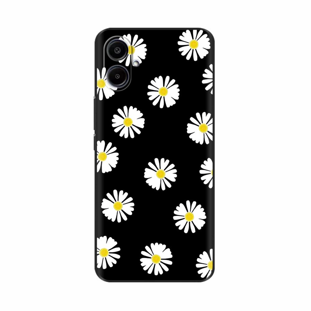 For Samsung A07 4G Case Beautiful Flower Protective Anti-fall Silicone Phone Back Cover For Samsung Galaxy A07 Cases A 07 Fundas