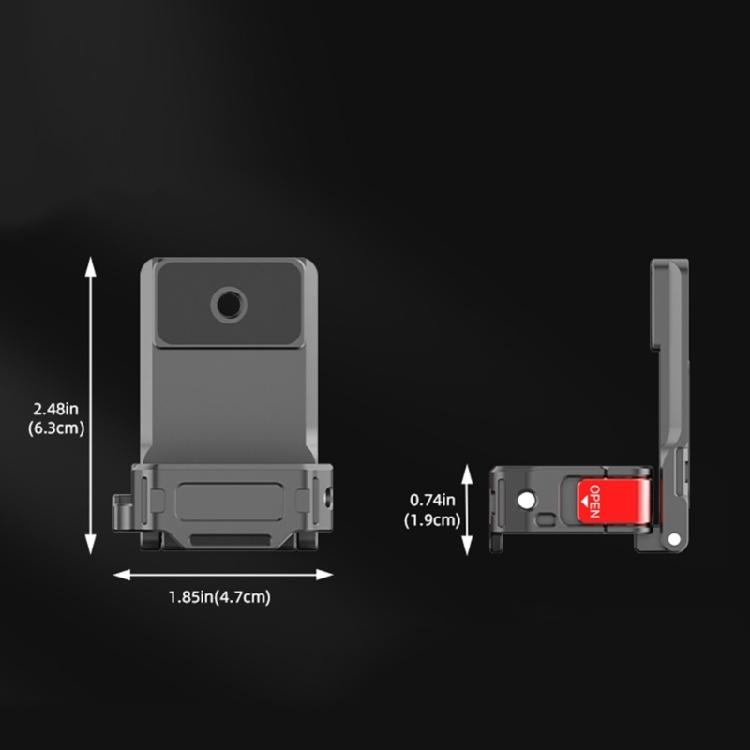 Magnetic Holder Platform For Pocket 3 Stand With Expandable Option For Backpacks And Tripods Aluminum