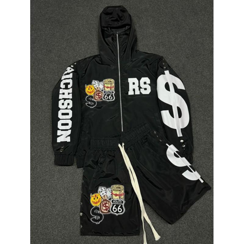 Vintage Zip Loose Hooded Sweatshirt Streetwear Teens