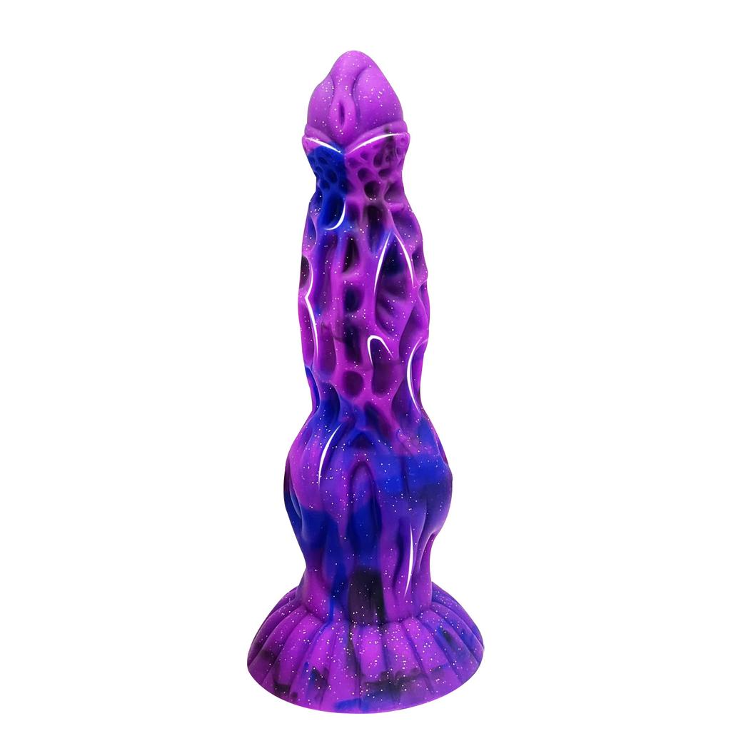 Dildo Monster Dog Dick Simulation Penis Liquid Silicone Mixed Color Harem Expansion Anal Plug SM Sexual Product