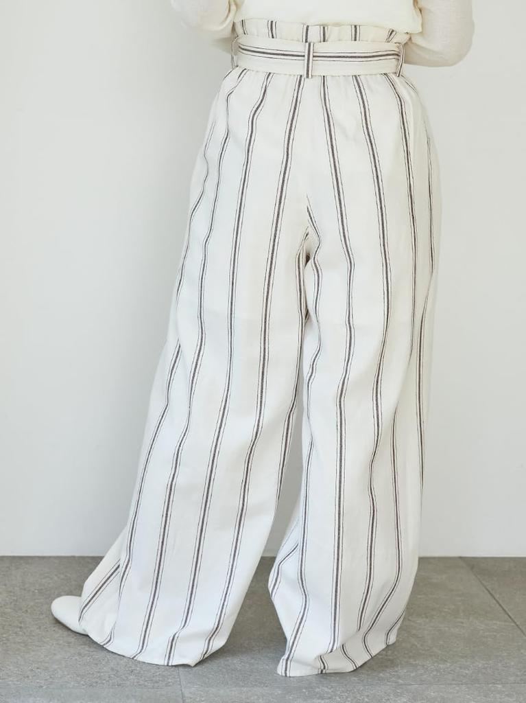Gelato Pique Long Pants PWFP252345STRIPEF Gauze-Like