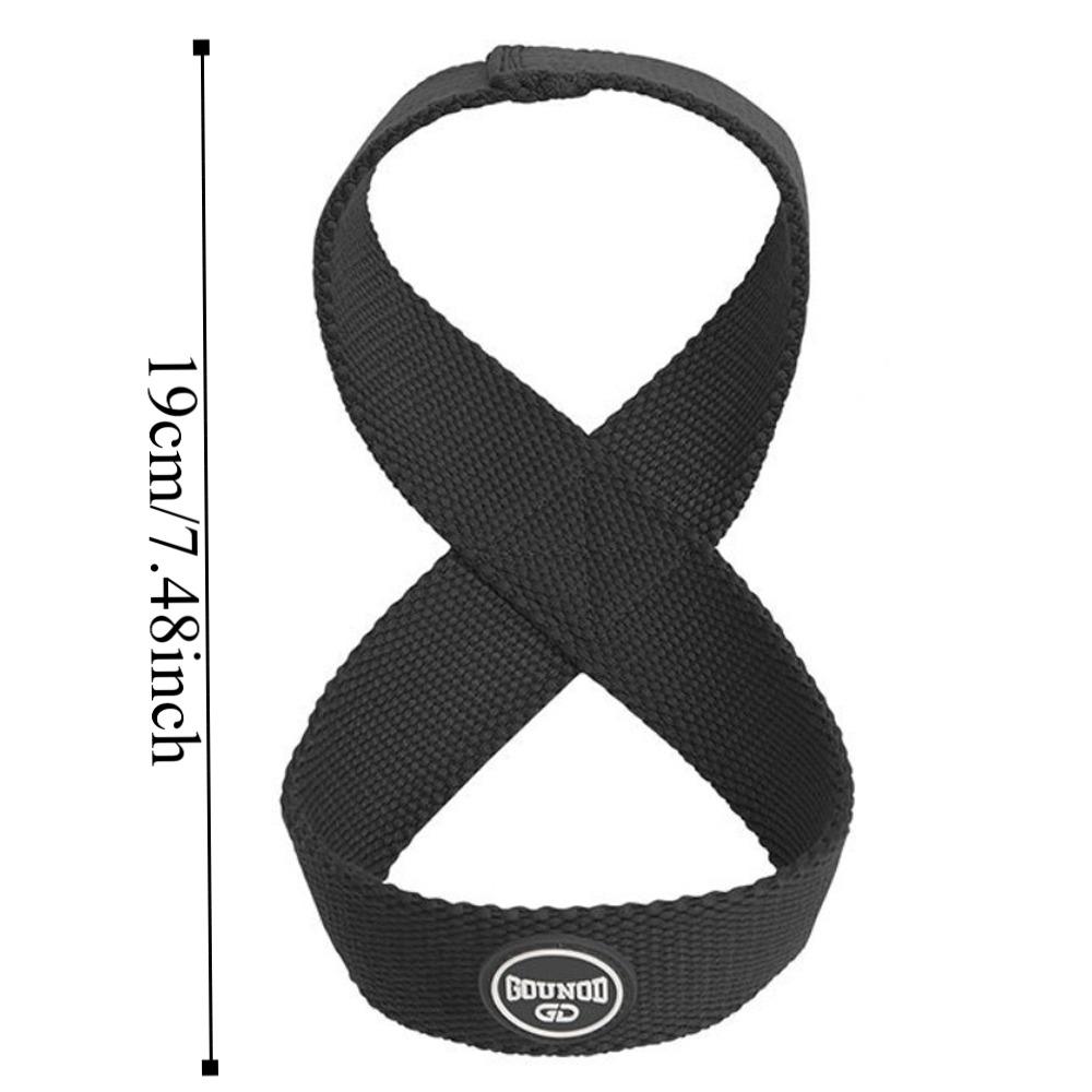 Anti Slip Weight Lifting Wrist Straps Pull Up Deadlift Wrist Straps 8-shaped Booster Belt  Fitness