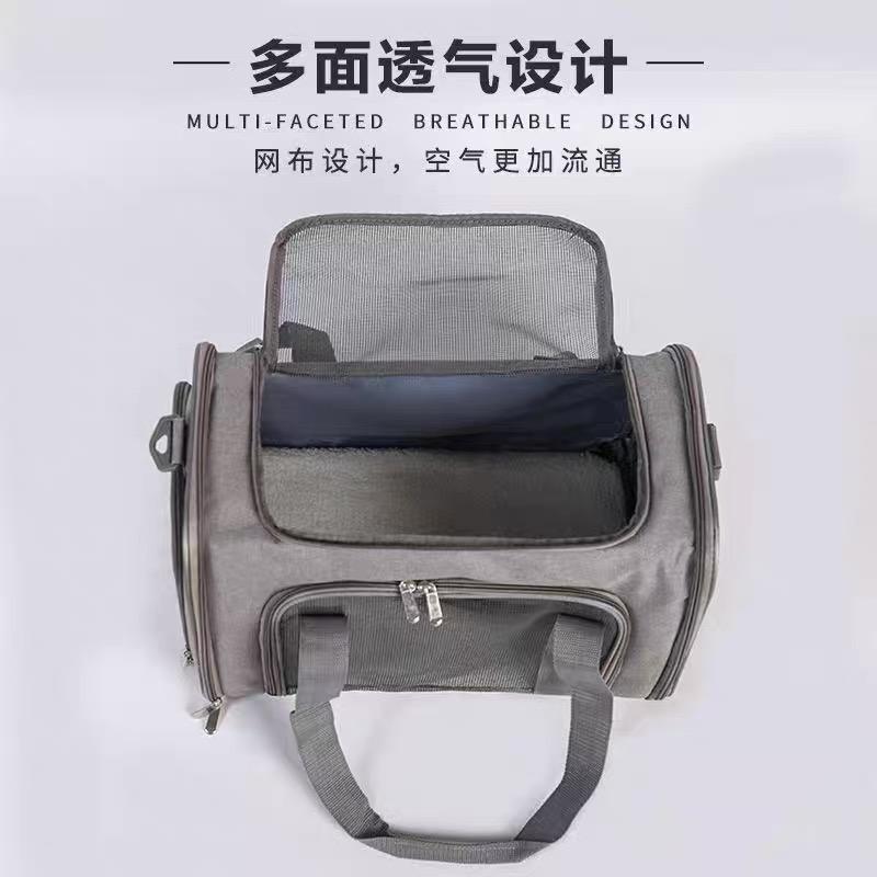 Portable Pet Large-capacity Single-shoulder Bag Seat Pet Carry-on Bag Breathable and Foldable Large Capacity and Lightweight