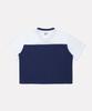 Reebok Authentic Logo Colorblock Short Sleeve T-Shirt (W) - Navy