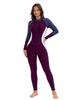 Middle Eastern New Long-Sleeve Pants One-Piece Swimsuit Women's Sports Tight Full Coverage Conservative Sun Protection Swimwear