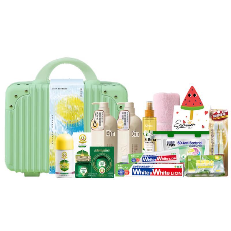 

Light Scent Summer Cooling Hair & Body Care 11-Piece Gift Set