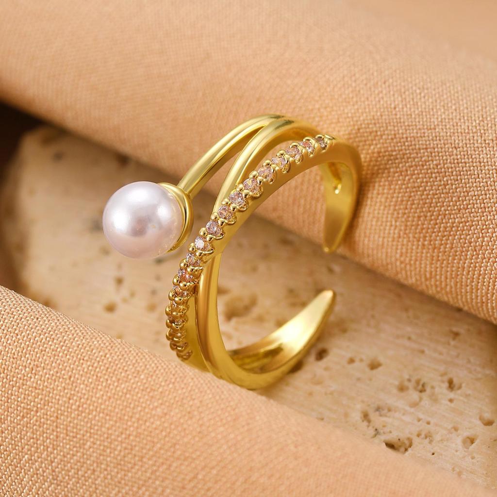 High-End Cross-Border Fashion Bow Ring for Women - European & American Style Open Index Finger Accessory