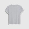 GAP Women's Faux Layer Embroidered Logo Slim Fit T-Shirt