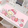Cartoon R-rilakkuma-s Anime Mouse Pad Anti Slip Rubber Edge Locked Thickened Laptop Gaming Desk Mat