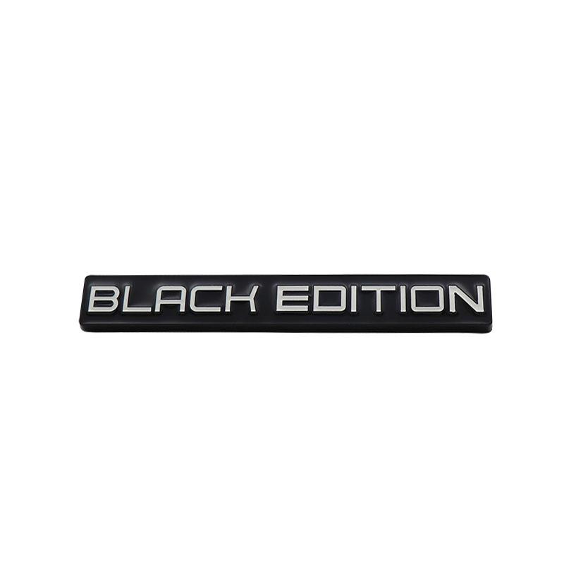 Car Styling Black Edition for Car Fender Side trunk Decal Emblem Badge Sticker