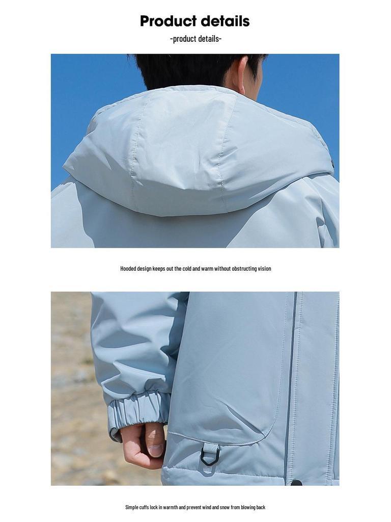 Unisex Winter Down Jacket: Men's Hooded, Loose Fit, Trendy Fashion Outerwear, Casual Couple Style.