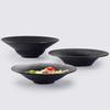 Black Melamine Straw Hat Design Bowl