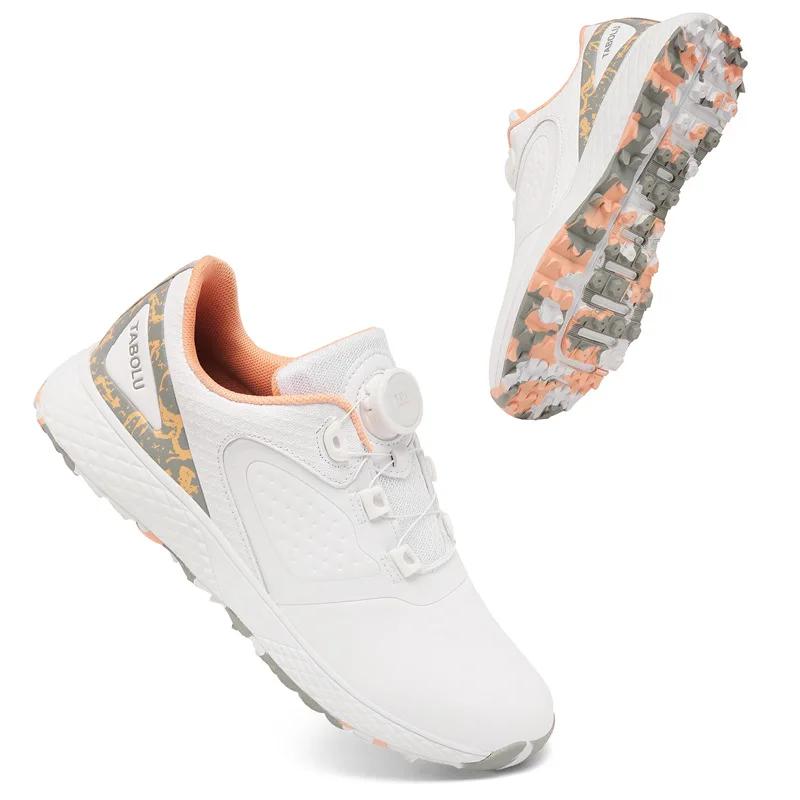 

Новые кроссовки для гольфа, женские противоскользящие кроссовки для гольфа, прогулочная обувь без шипов для игроков в гольф 39