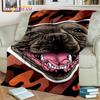 Cartoon French Pit Bull Dog Pet 3D Blanket,Soft Throw Blanket for Home Bedroom Bed Sofa Picnic Travel Office Cover Blanket Kids