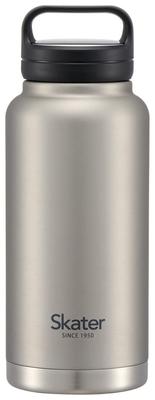 Water Bottle Direct Drinking Mug Bottle Silver Diameter 91 X Height 241mm 1000ml Insulating Stainless Steel with Screw Handle STSC10