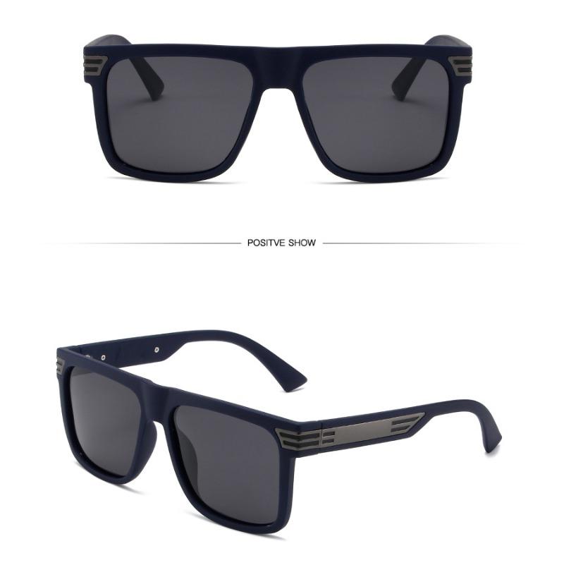 Square Sunglasses for Men Polarized UV400 Fashion Sunglass Sport Sun Glasses Driving Vintage Oversized Big UV Protection Shades