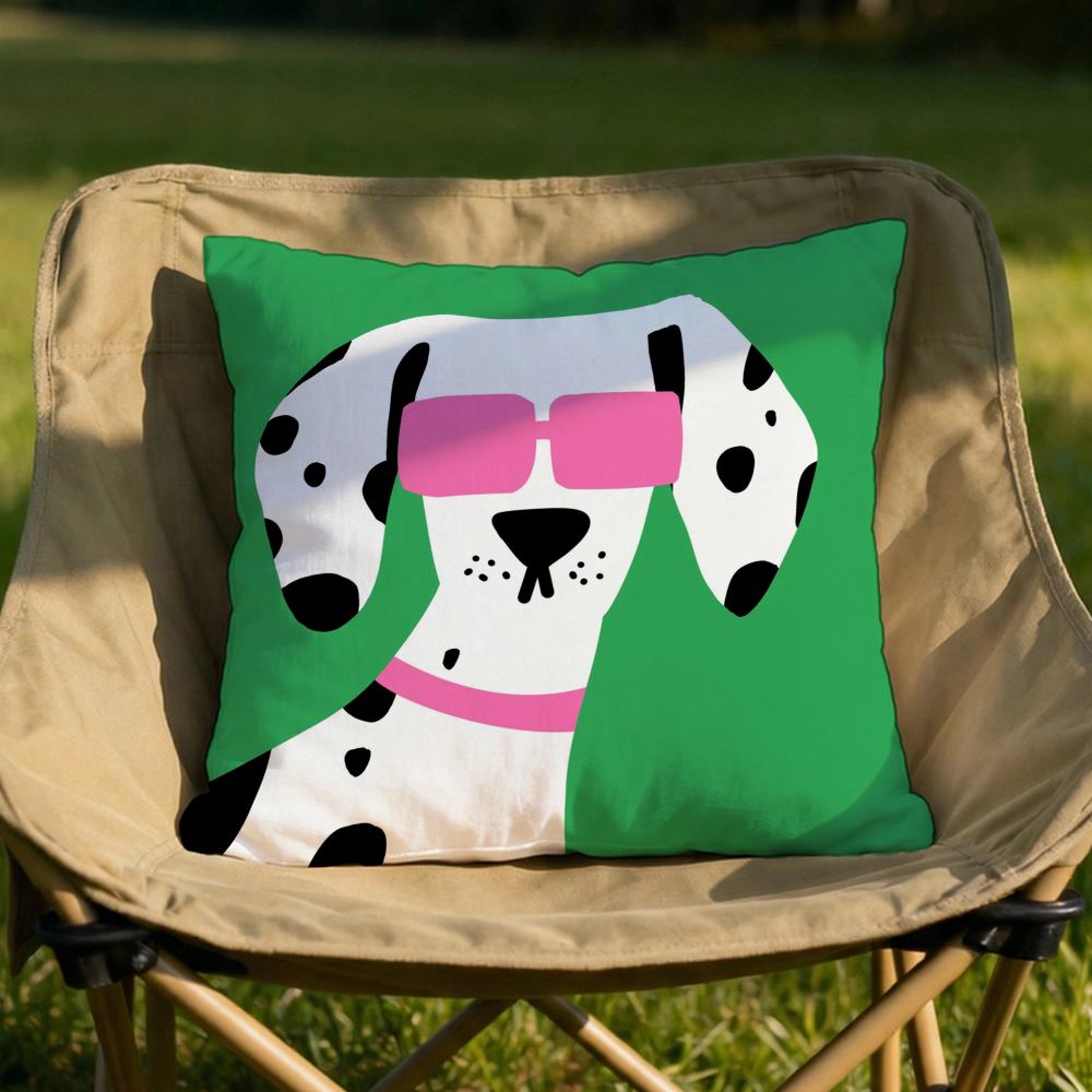 Cartoon Animal Cute Cushion Cover Soft Reversible Durable Pillow Cover MultiScene Use for Home Car Daily Comfort