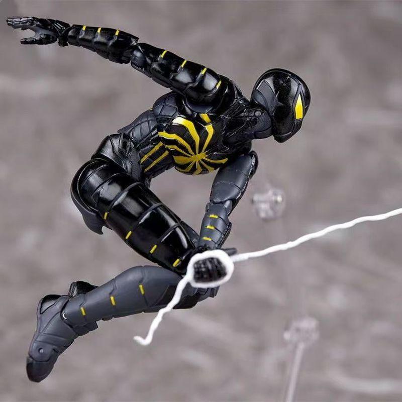 Marvel 15cm Shf Anti Octopus Suit Spider Man Articulated Action Figures Model Kit Desktop Ornament Trendy Toys Gifts Collectable