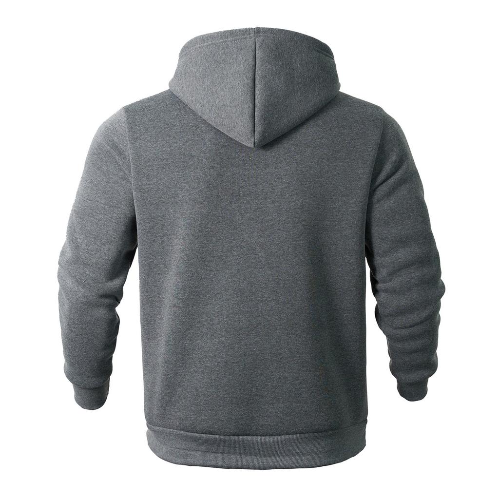 Men's Hooded Sweatshirt, Contrasting Color Sweatshirt, Sports Casual Jacket