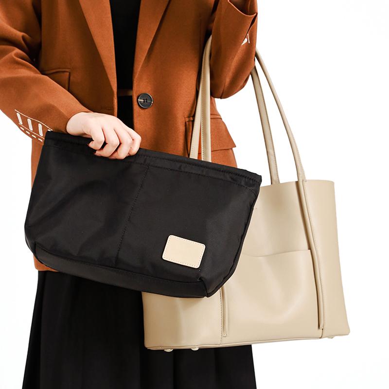 Women's Genuine Cowhide Leather Large Capacity Tote Bag Shoulder Handbag For Ladies Luxury Female Designer Wholesale Minimalist