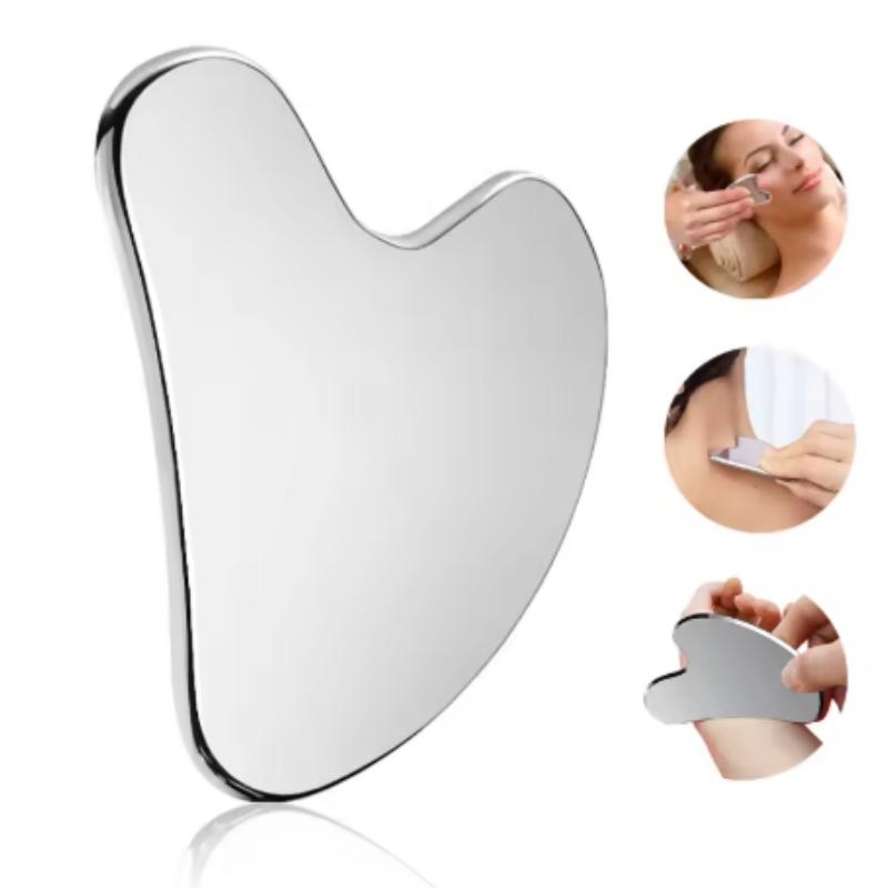 1/3/5/8pcs mix Stainless Steel Facial Scraping Tool Metal Scraper for Light Coffee Color Care Used for Body and Eye Massage